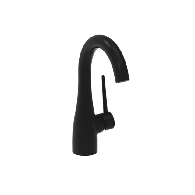 Saneux Eden Basin Mixer - Satin Black detail view - Image 2