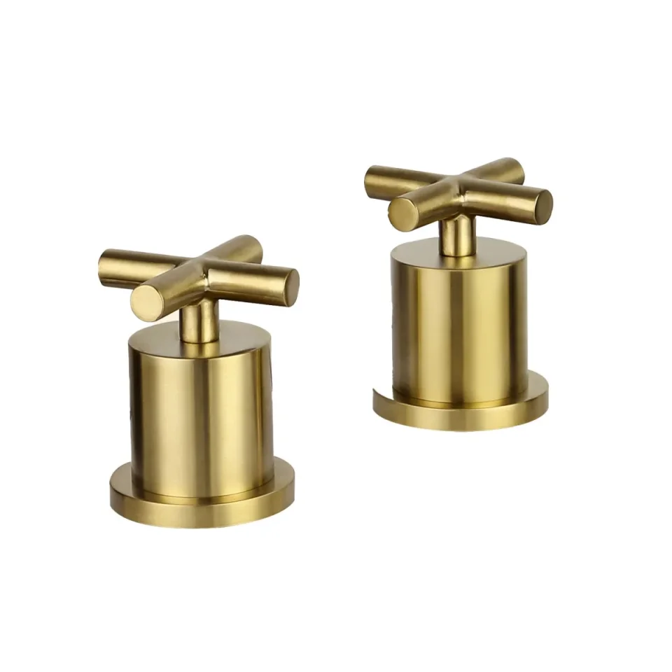 Just Taps Solex Panel Valves Brushed Brass product image - Image 2