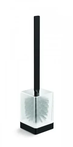 Hib Atto (black) Free Standing Toilet Brush And Holder detail view - Image 2