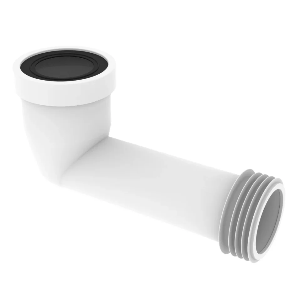 Saneux Mcalpine 90 Bend Adjustable Length Extended Inlet Rigid Wc Connector (for Air77 & Aircc77) product image - Image 2