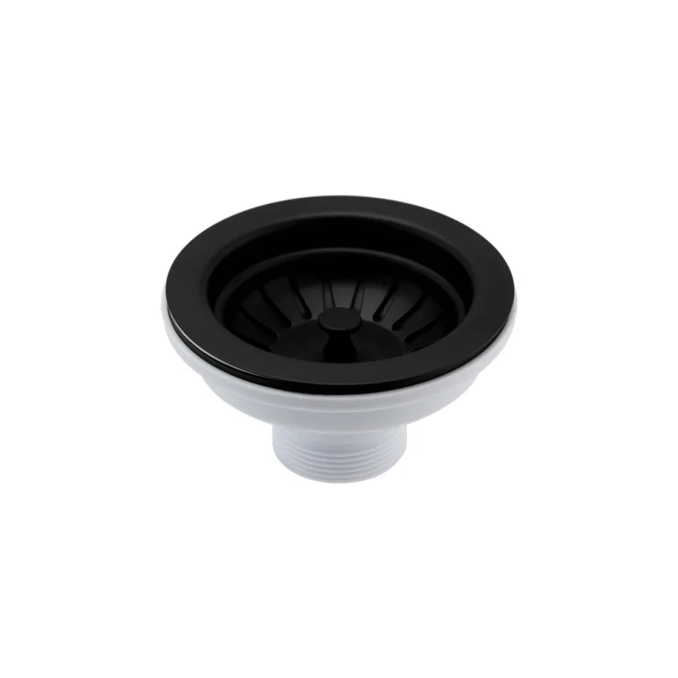 Just Taps Basket Strainer Waste Matt Black product image - Image 4