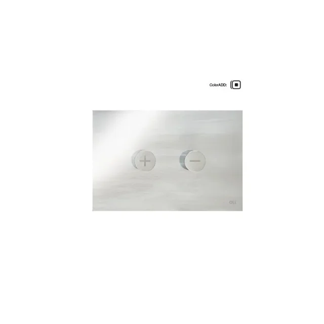 Oli Trumpet Flush Plate, Brushed Chrome  product image - Image 3