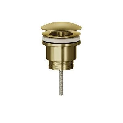 Hib Universal Free Flowing Basin Waste Brushed Brass