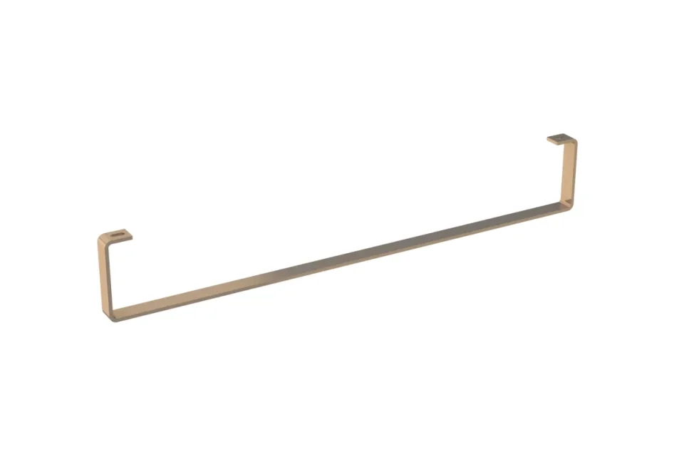 Saneux Matteo Slim 60cm Towel Rail (for 39002) - Brushed Bronze product image - Image 3