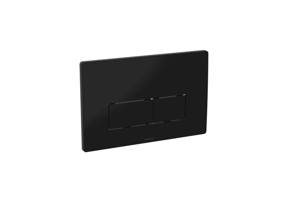 Saneux Flushe 2.0 Square Flush Plate Kit - Satin Black product image - Image 3