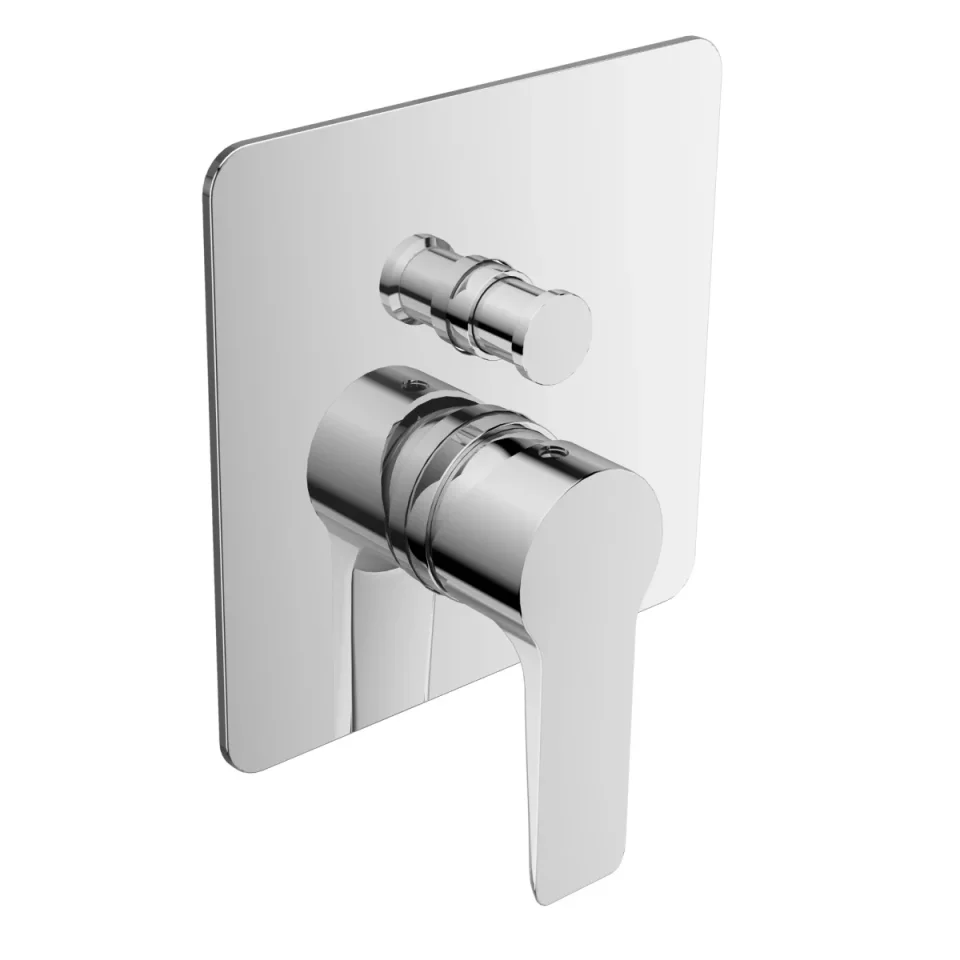 Just Taps Amore Concealed Single Lever Diverter Manual Valve Chrome product image - Image 2