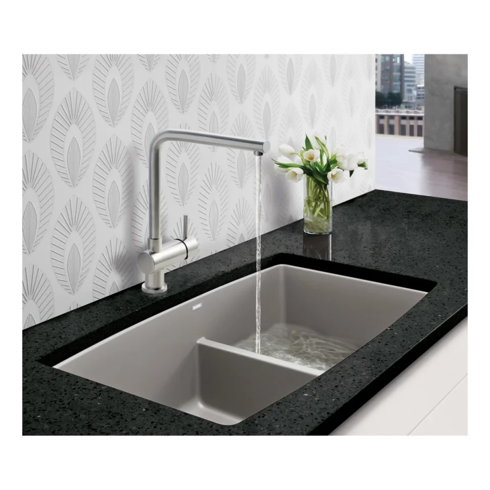 Just Taps Apco Sink Mixer Swivel Spout Chrome Finish detail view - Image 3