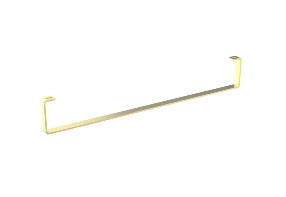 Saneux Matteo Slim 60cm Towel Rail (for 39002) - Brushed Brass product image - Image 3