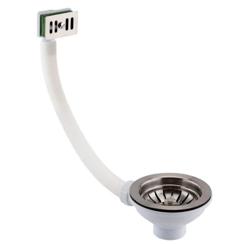 Just Taps Basket Strainer Waste Square Overflow Stainless Steel product image - Image 3