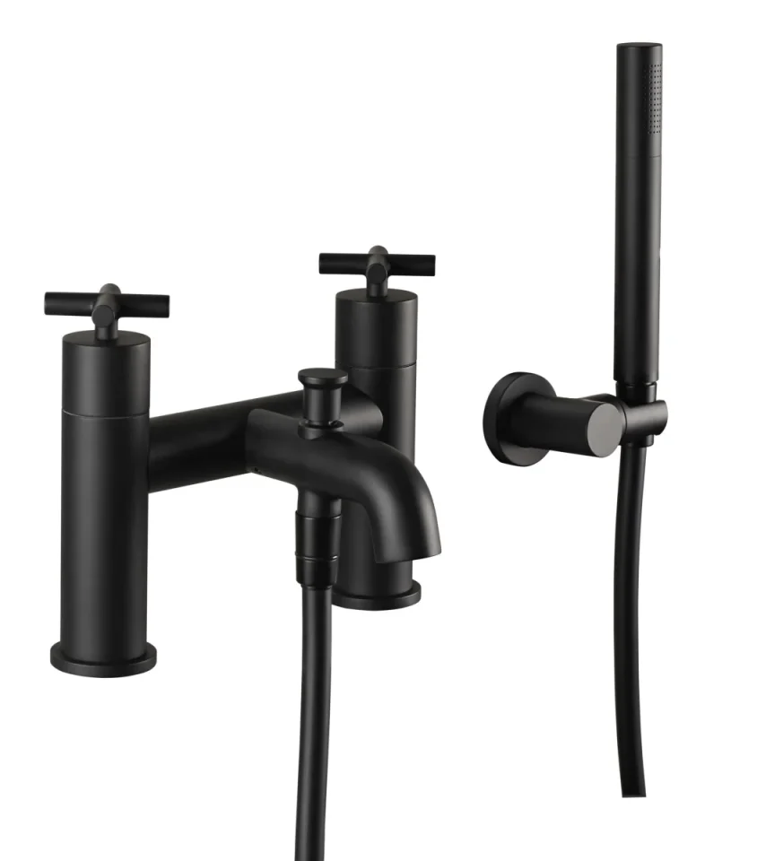 Just Taps Solex Bath Shower Mixer With Kit Matt Black product image - Image 3