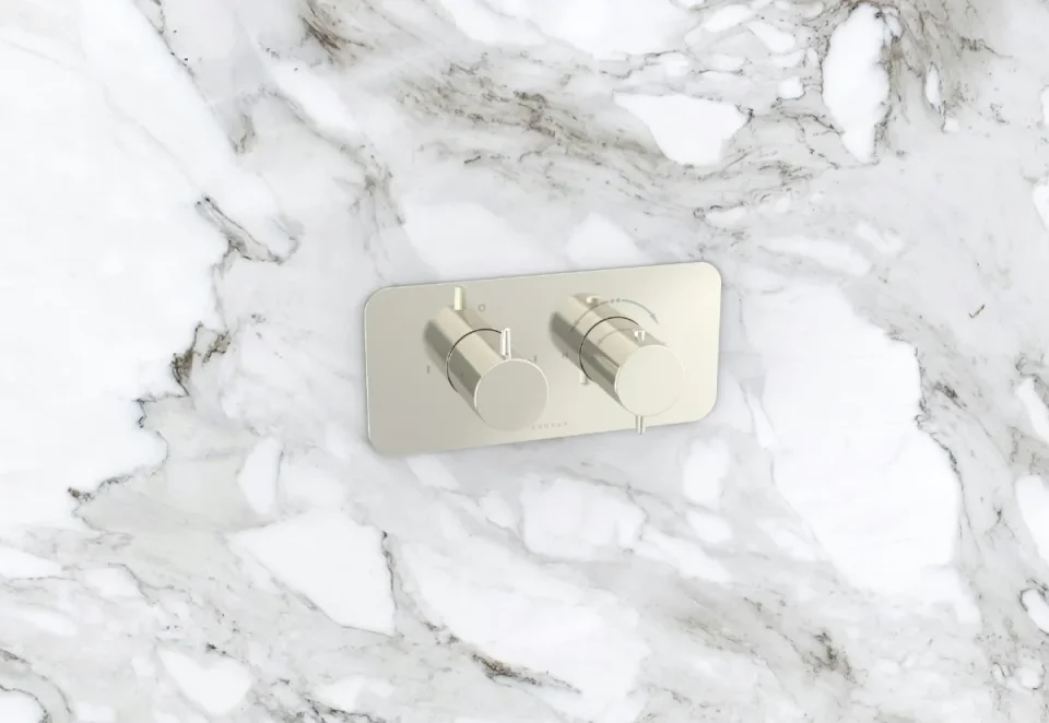 Saneux Eden 2 Way Handles & Plate Finish Kit In Landscape (for Ed020l.bn) - Brushed Nickel (pvd) product image - Image 5
