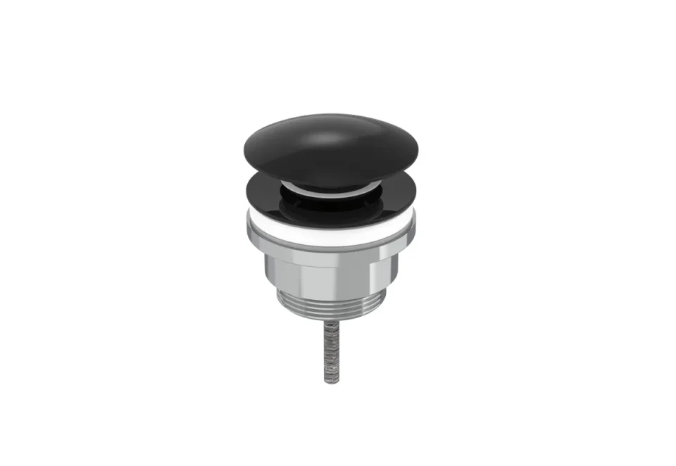 Saneux Universal Basin Waste, Slotted & Unslotted - Satin Black product image - Image 3