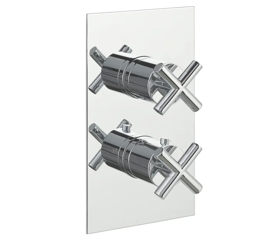 Just Taps Solex Thermostatic Concealed 1 Outlet Shower Valve Chrome product image - Image 4