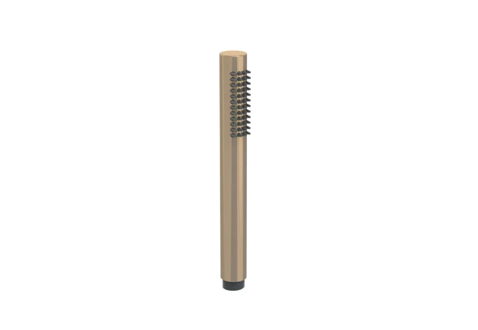 Saneux Cos Slim Round Shower Handset - Brushed Bronze product image - Image 2