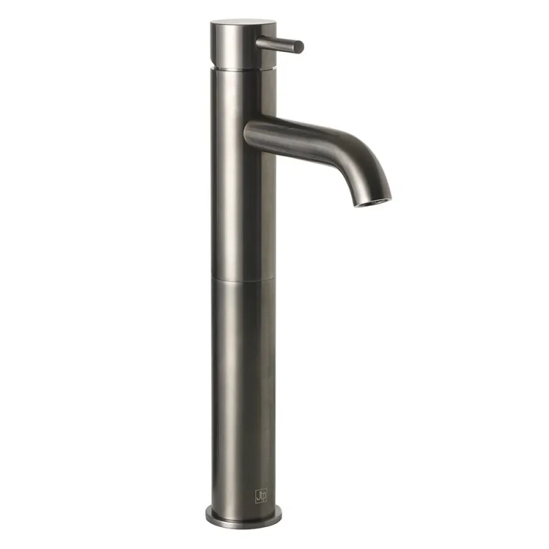 Just Taps Vos Single Lever Tall Basin Mixer Designer Handle Brushed Black product image - Image 2