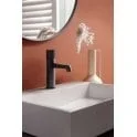 Just Taps Evo Basin Mixer Matt Black detail view - Image 2
