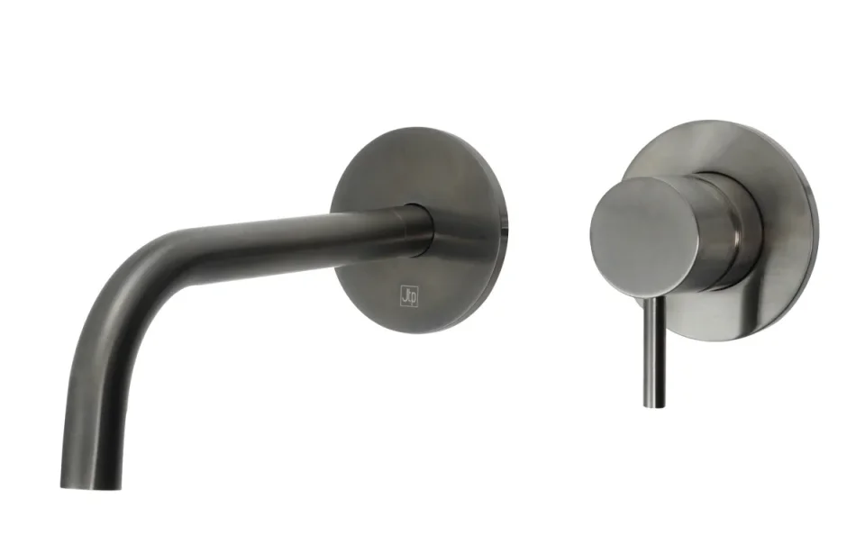 Just Taps Vos Single Lever W/m Basin Mixer Brushed Black 150mm Slim Spout product image - Image 3