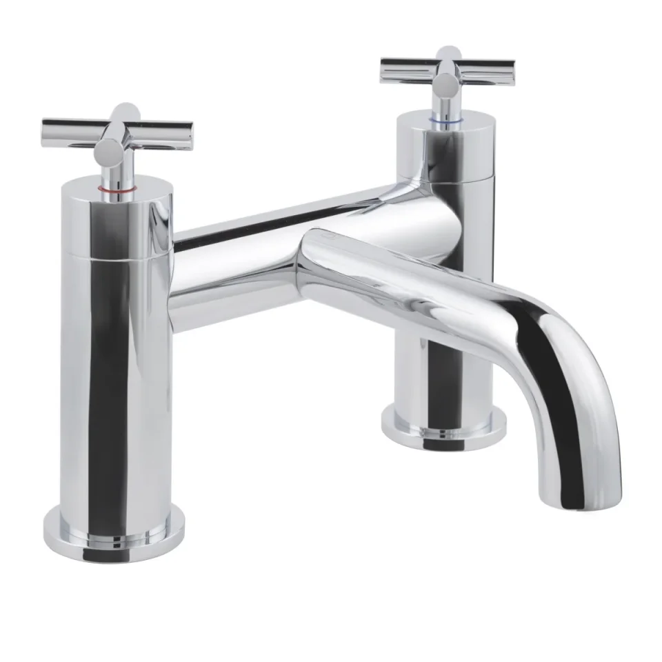 Just Taps Solex Deck Mounted Bath Filler Chrome product image - Image 3