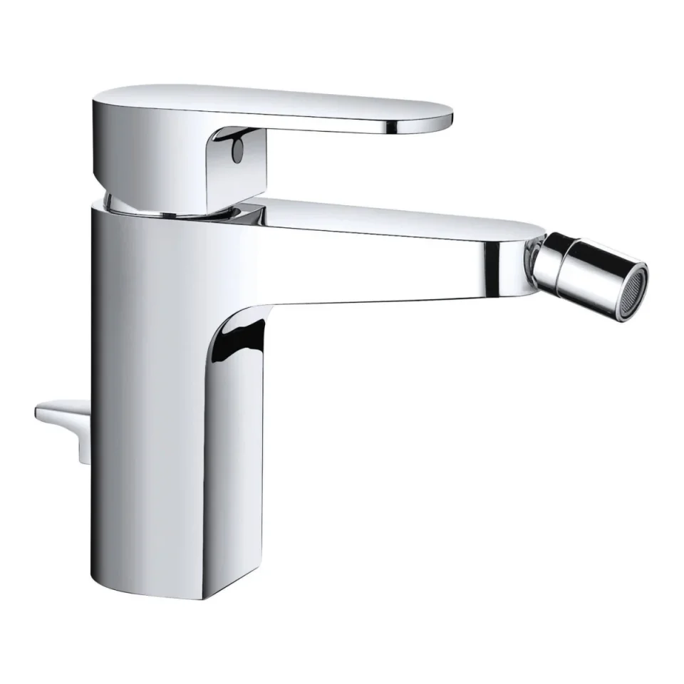 Just Taps Base Bidet Mixer With Pop Up Waste Chrome detail view - Image 2