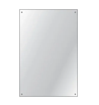 Hib Drilled Mirror 4mm Float Glass 35 X 25cm (6 Per Pack) product image - Image 2
