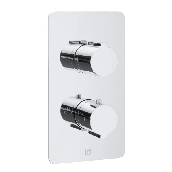 Just Taps Curve Thermostatic Shower Valve 2 Options Chrome