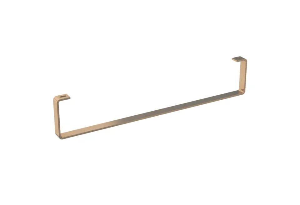 Saneux Matteo Slim 50cm Towel Rail (for 39001) - Brushed Bronze product image - Image 4