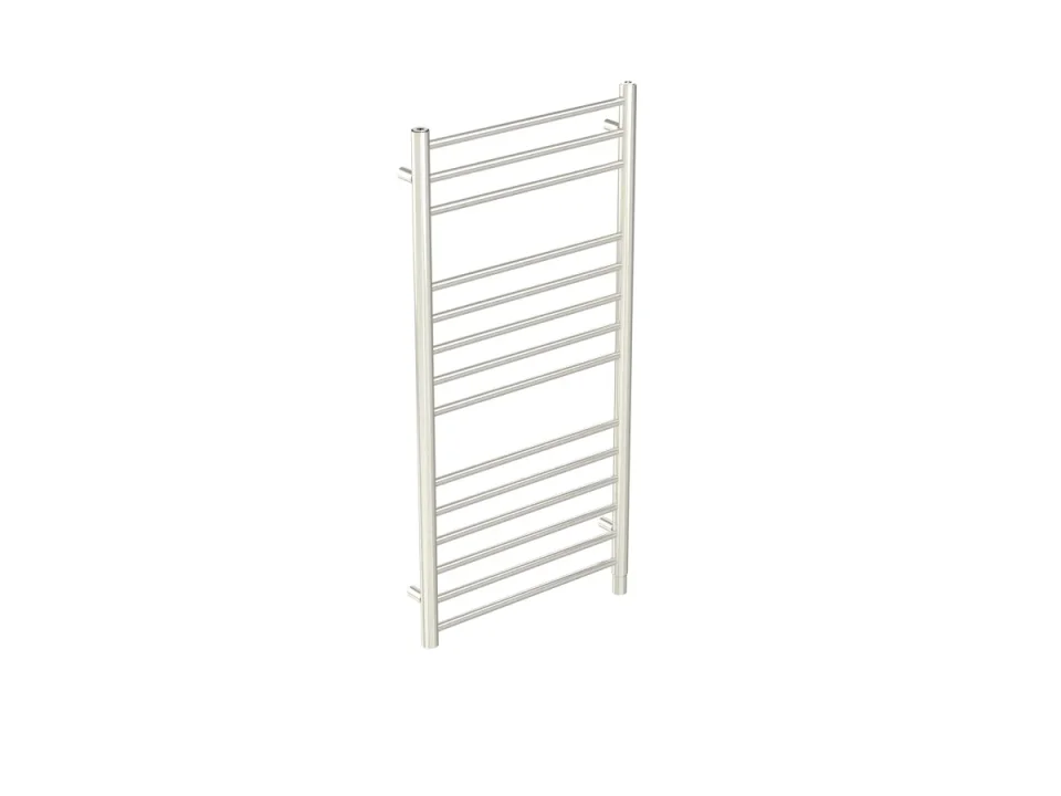 Saneux Ember 1000x500mm Pre-filled Towel Rail - Brushed Nickel detail view - Image 2