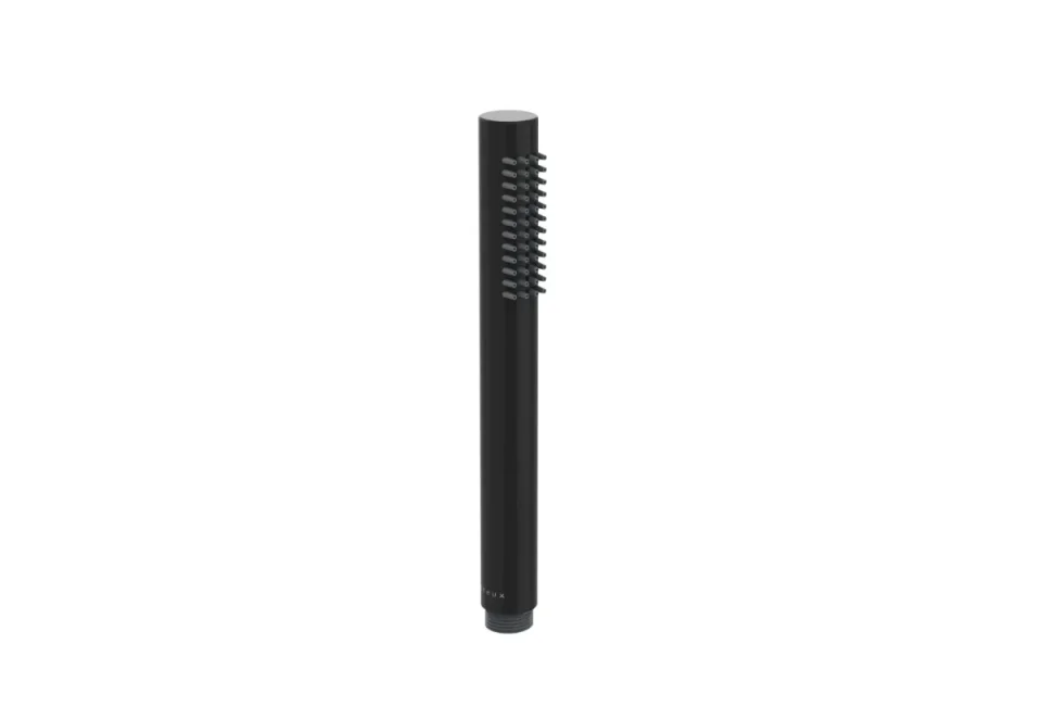 Saneux Cos Slim Round Shower Handset - Satin Black product image - Image 2