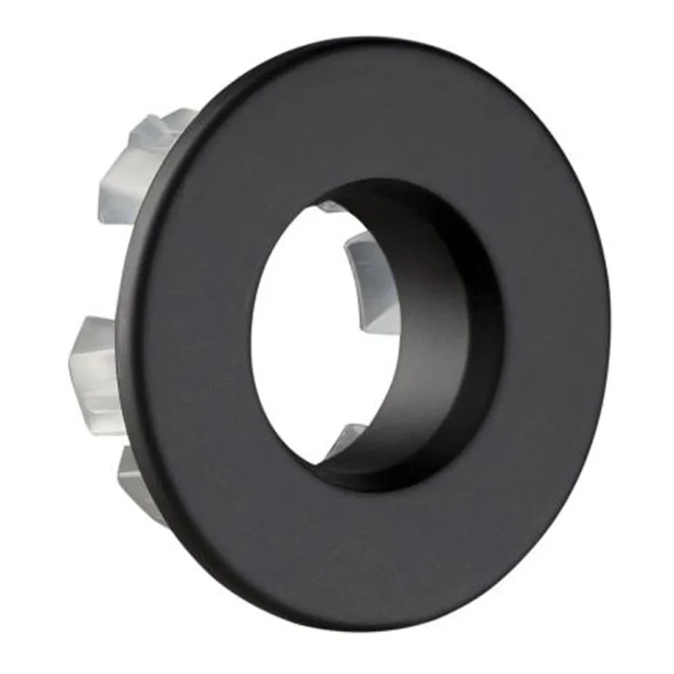 Just Taps Vos Overflow Cover Matt Black product image - Image 2