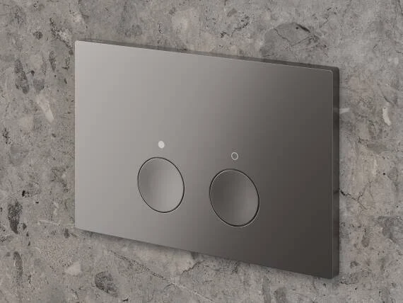 Axor Flushplate Flush Plate For Geberit Sigma Brushed Black Chrome