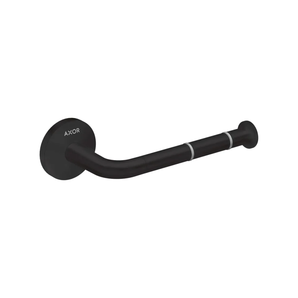 Axor Universal Circular Toilet Paper Holder Matt Black product image - Image 2