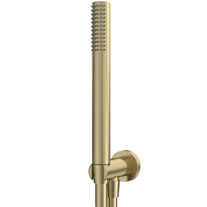 Roper Rhodes Round Wall Outlet With Shower Handset - Brass product image - Image 2