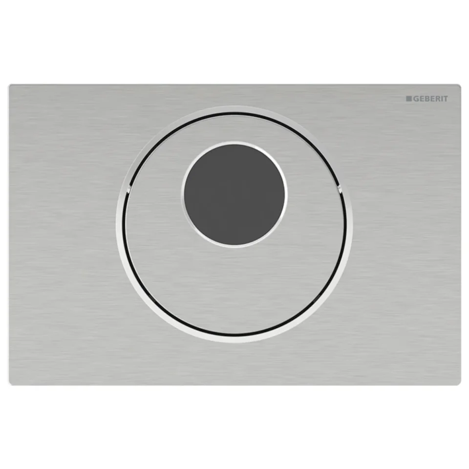 Geberit 115.856.sn.1 Sigma 10 Flush Plate Brush Ss detail view - Image 2