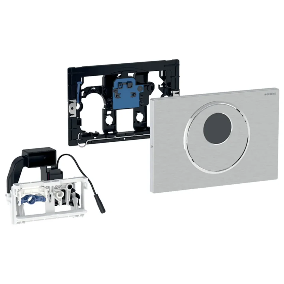 Geberit 115.856.sn.1 Sigma 10 Flush Plate Brush Ss product image - Image 3