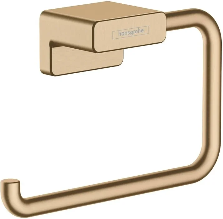 Hansgrohe Addstoris Q Towel Ring Brushed Bronze product image - Image 2