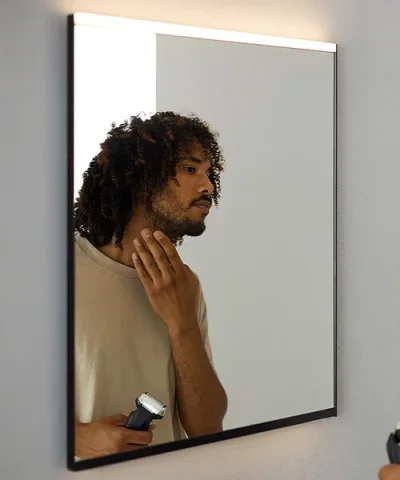 Geberit Option Plus Square Illuminated Mirror detail view - Image 3