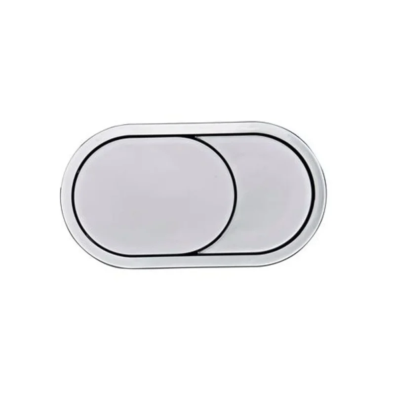 Roper Rhodes Oval Flush Button For Furniture - Chrome product image - Image 2