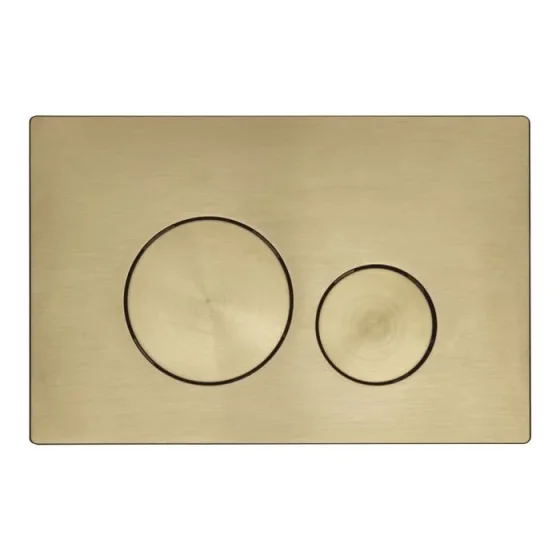 Roper Rhodes Round Flush Plate - Brushed Brass product image - Image 2