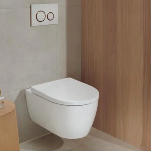 Geberit Icon Wall Hung Pan & Soft Close Seat (rimfree) product image - Image 5