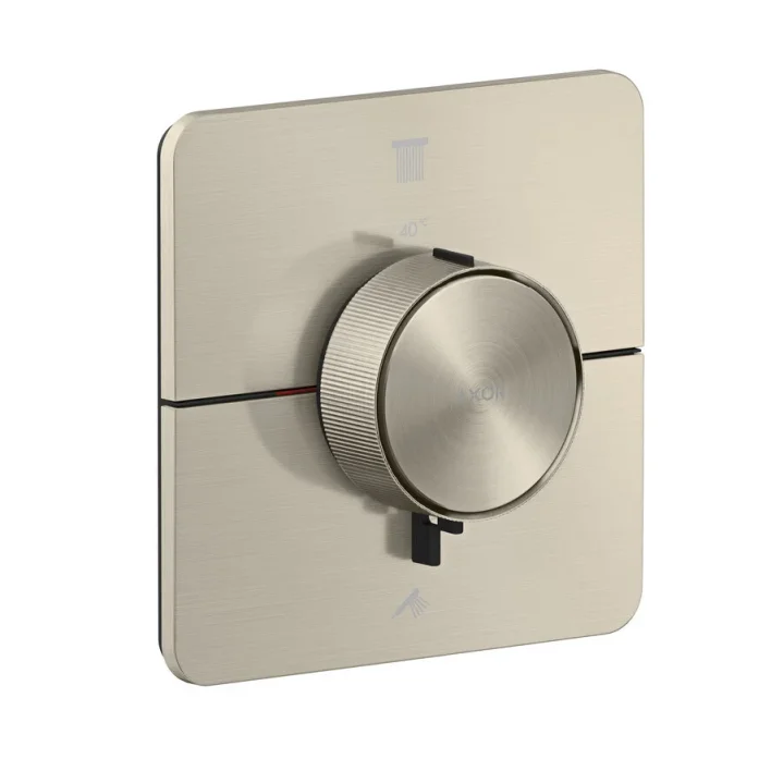 Axor Showerselect Id Thermostat For Concealed Installation Softsquare For 2 Functions Brushed Nickel product image - Image 3