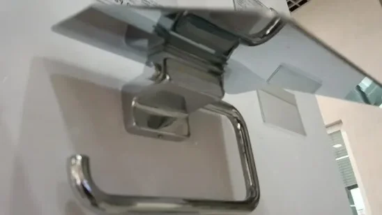 Hansgrohe Addstoris Q Roll Holder With Cover Chrome detail view - Image 2