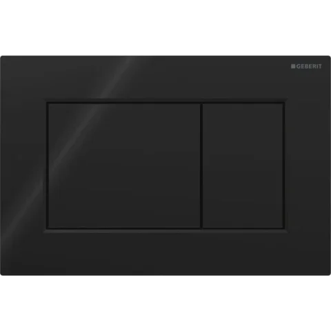 Geberit Sigma01 Dual Flush Plate Square Button Black product image - Image 3