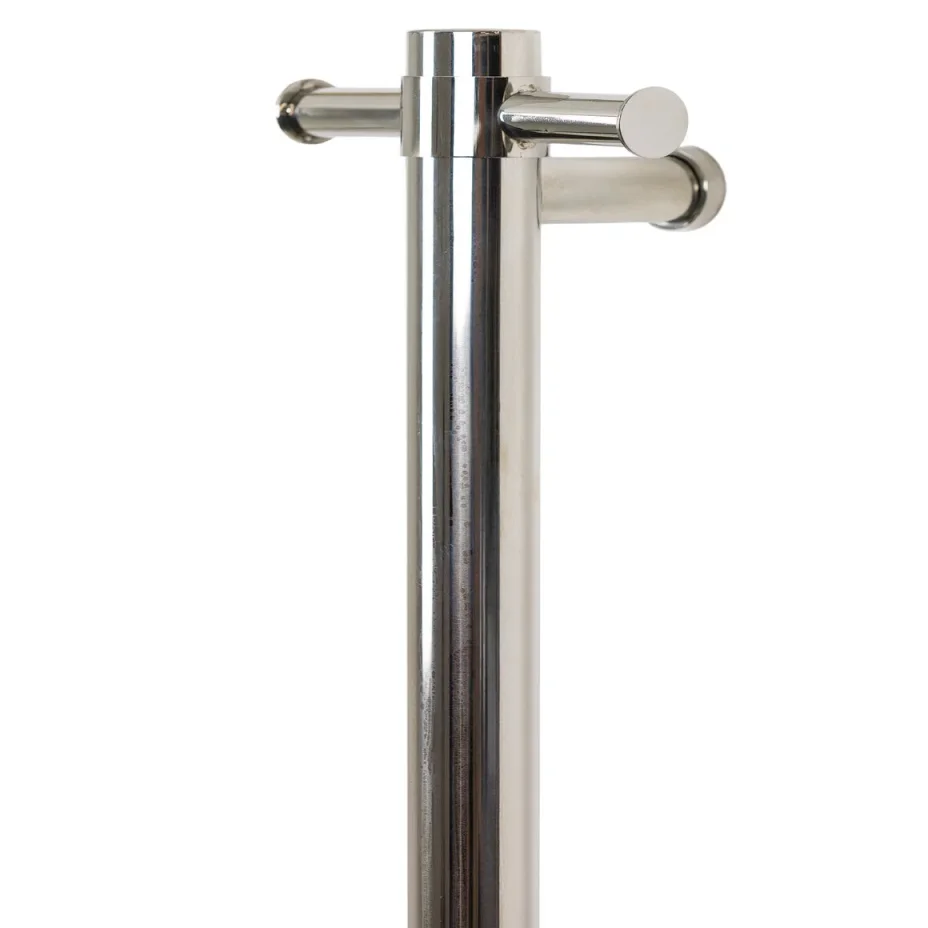 Thermosphere 12v Vertical Heated Towel Bar Round 900mm Brushed Stainless product image - Image 2