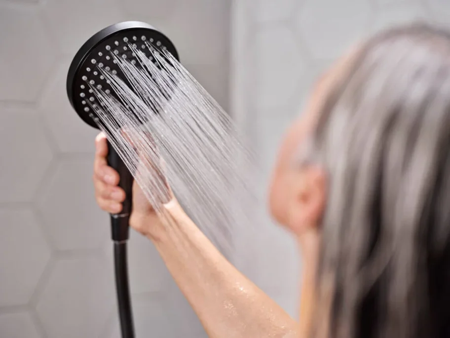 Hansgrohe Raindance Select S Hand Shower 120 3jet Powderrain Matt Black product image - Image 2