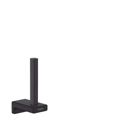 Hansgrohe Addstoris Q Spare Roll Holder Matt Black detail view - Image 2