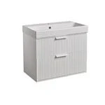 Roper Rhodes Scheme Fluted 600 Wm Matt White