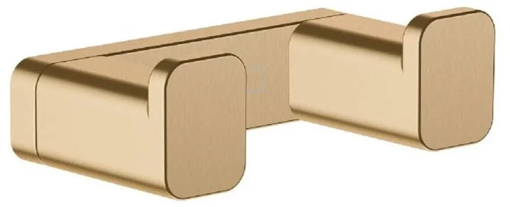 Hansgrohe Addstoris Q Towel Hook Double Brushed Bronze product image - Image 2