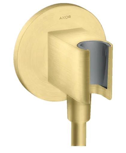 Axor Showersolutions Porter Unit Round Brushed Brass product image - Image 1