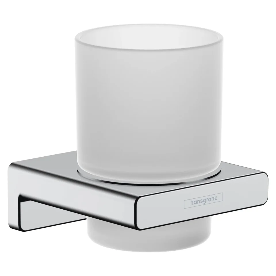 Hansgrohe Addstoris Q Toothbrush Tumbler Chrome product image - Image 4