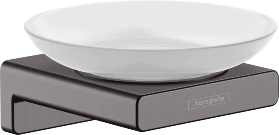 Hansgrohe Addstoris Q Soap Dish Brushed Black Chrome product image - Image 2